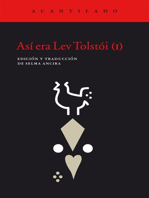 cover image of Así era Lev Tolstói (I)